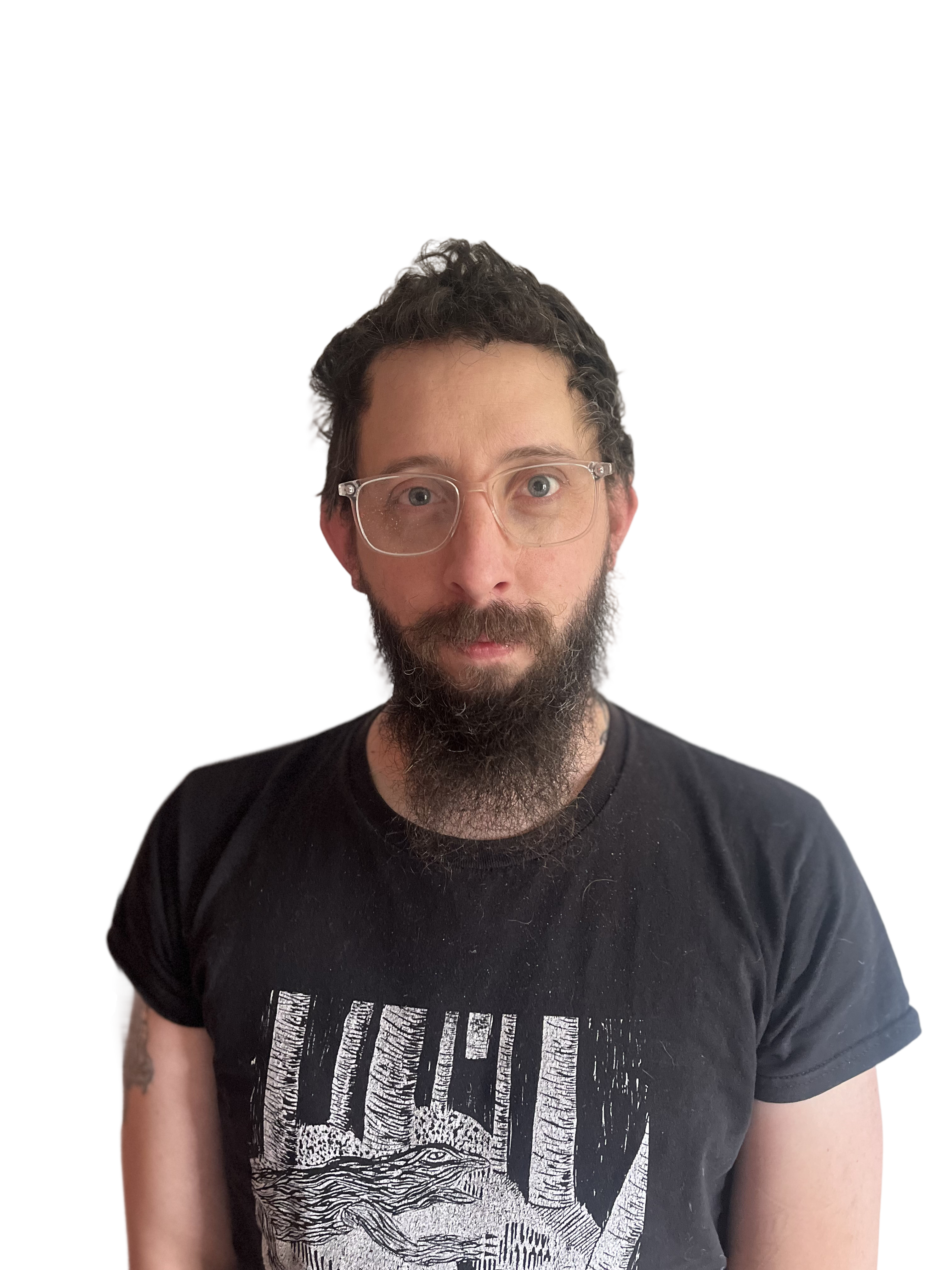 Man with glasses and a beard